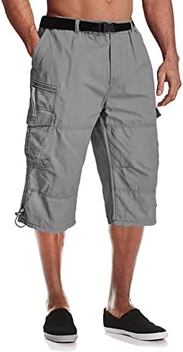 Magcomsen muške hlače kaprij hlače odlično elastične ispod koljena za koljena 3/4 kapri duge kratke hlače
