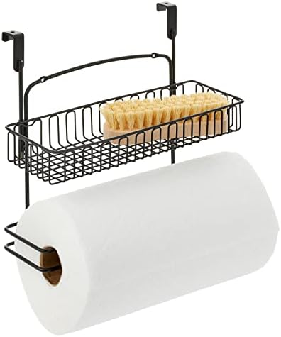 Mdesign preko papirnog ručnika za papir sa višenamjenskim policama za košaru - viseći organizator za pohranu