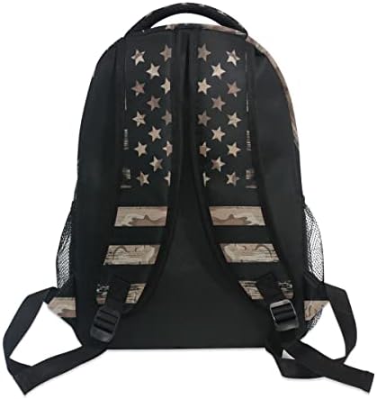 Alaza Custom USA Flag Desert Camo ruksak Prilagođeni Personalizirani prijenosna računala iPad tablet Travel Torba sa više džepova