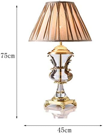 GUOC moderno moderno kreativno kristalno stakleno svjetiljka Jednostavne bakrene stolne svjetiljke Luksuzna