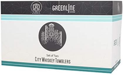 Greenline Roba Skyline Urezan New York City Whisky Naočare Poklon / Old Fashioned Tumbler – Za New York