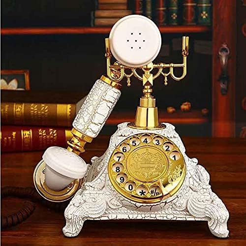 SJYDQ Rotate Vintage Fiksni telefon Revolve Count Antique Telefoni fiksna telefona za uredski kućni hotel