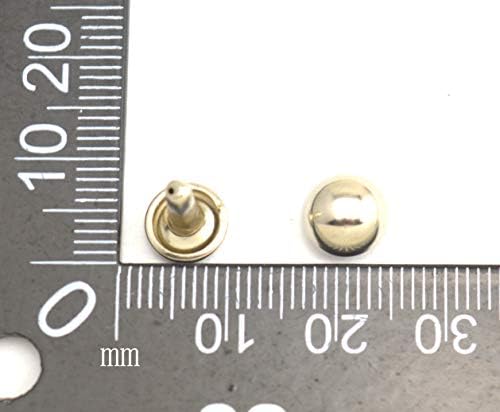 Fenggtonqii Silvery dvostruki kape gljiva zakovice metalni nosač 8 mm i pošta 8 mm pakovanje od 300 setova