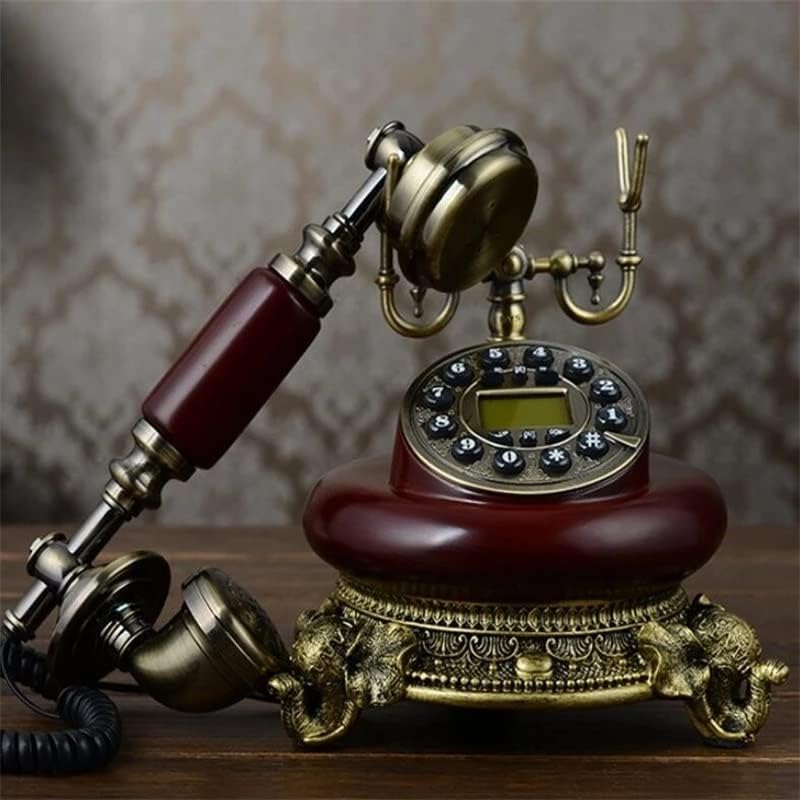 Seasd antikni fiksni telefon Početna Pozivatelj ID Pozivni telefon i imitacija Metal HAMS-BESPLATNO biranje