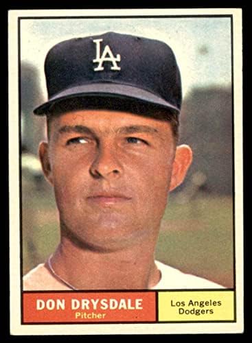 1961 FAPPS 260 Don Drysdale Los Angeles Dodgers Ex Dodgers
