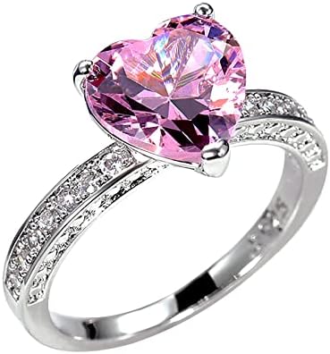 2023 žensko ljubavno srce cirkonij dijamantski prsten zaručnički vjenčani prsten nježni prstenovi