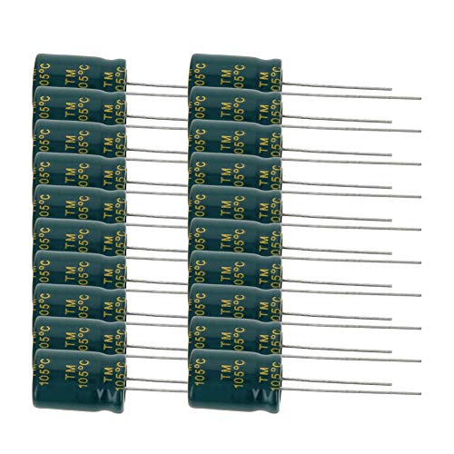 Fielect 50kom aluminijumski radijalni elektrolitički kondenzator 22uF 250V nizak ESR zeleni 10x16mm visoka