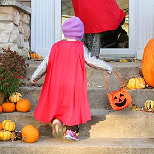 Dbylxmn Clear torbe sa patentnim zatvaračem tri ukrasa Halloween prenosiva torba bundeva ukrasi rekviziti