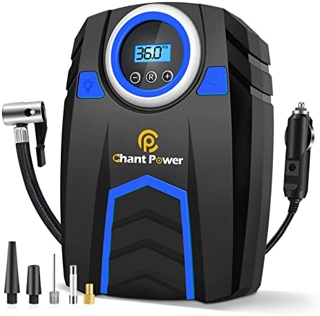 C P chantpower air kompresor za pumpa za gume, 12V DC pumpa za gume sa digitalnim manometrom, 150psi sa