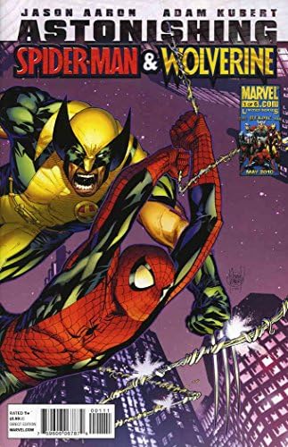 Zapanjujući Spider-Man i Wolverine 1 VG; Marvel comic book / Jason Aaron