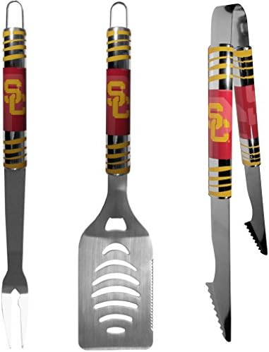 NCAA Siskiyou prodavnica sportskih obožavatelja USC Trojans 3 pc Tailgater Set za roštilj i sezonski šejker
