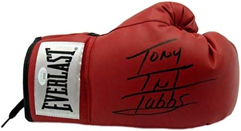 Tony TNT Tubbs bokserski šampion potpisao Everlast Red desnu boksersku rukavicu JSA 154764-rukavice za boks