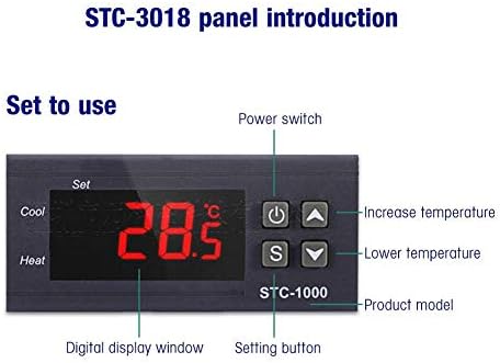 STC-1000 digitalni regulator temperature, digitalni regulator temperature termostatski senzor prekidač Dvostruki