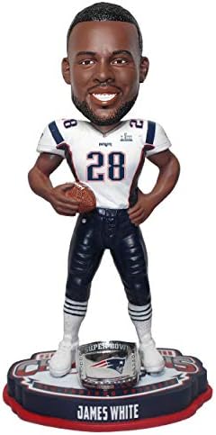 James White New England Patriots Super Bowl Liii šampioni Bobblehead NFL