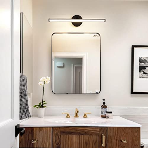 Kaisite rasvjetno tijelo za kupaonicu preko ogledala-crno svjetlo za ispraznost 18w 4000k LED rasvjetno