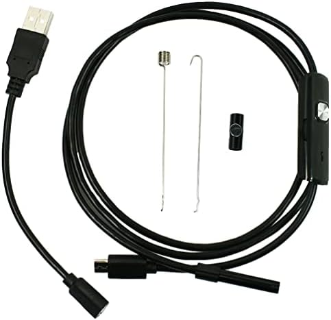 SOLUSTRE USB kamera USB kamera za pregled zmija 6 LED svjetla kamera sa opsegom tipa Borescope 1m Kamera