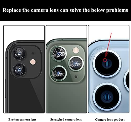LOZOP 2 postavlja zamenu stakla sočiva zadnje kamere sa unapred instaliranim lepkom kompatibilnim za iPhone