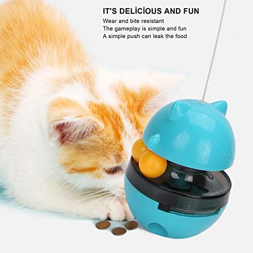 ZYHHDP Kućni ljubimci CATS curenje dispenzer hrane Plastično kotrljanje za trening lopte Interaktivne igračke