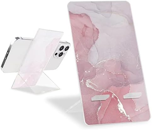 Sparkle Telefon za stol čist simpatični ružičasti mramorni uzorak za djevojke Prilično akrilni podesivi