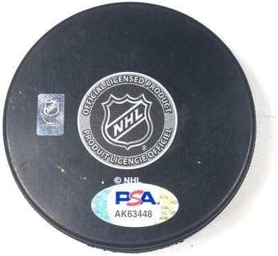 ERIK GUSTAFSSON potpisao hokejaški Pak PSA / DNK Chicago Blackhawks sa autogramom - AUTOGRAMOM NHL Paks