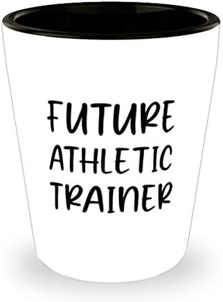 Pokloni Atletskog Trenera - Budući Atletski Trener Shot Glass-Pokloni Za Ličnog Trenera Fitnes Trenera Muškarci