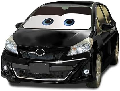 Disney Pixar automobili Munja McQueen Prednji automobil Windshield Sunca Sunca: Crna
