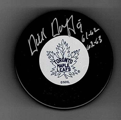 Dick Duff potpisan & upisan 1962 & amp; 1963 Stanley Cup Toronto Maple Leafs Pak-potpisani NHL Pak