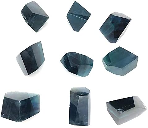 Shitou2231 1pc Natural Blue Fluorit Freeform Crystal Nepravilno kamenje Polirano izrada liječenja kristala