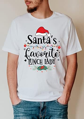 Omiljena majica Moobla Deda Mraza, Božićne majice, tim za kafeteriju, Radnik u kafeteriji, ručak