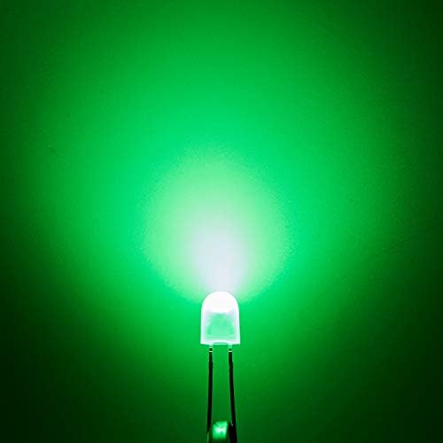 Chanzon 100 kom 5x4x6 ovalna zelena difuzna LED Diodna svjetla 546 sijalice lampe elektronske komponente
