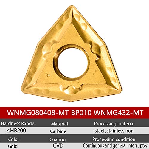 GBJ-10kom WNMG432-MT LF9011 WNMG080408-MT karbidni umetci umetci za okretanje rezači za okretanje za čelik
