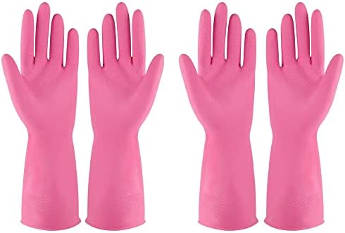 Gumene rukavice za pranje posuđa 2 ili 4 para za kuhinju,rukavice za čišćenje za ponovno korištenje u domaćinstvu.