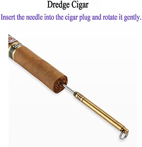 Cigar rezač Set 3 komad Crna V-Cut giljotina & Cigar Draw Enhancer alat igla & amp; Punch