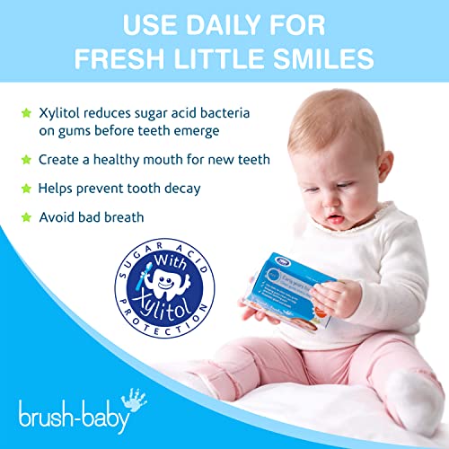 Četkajte Baby Teething Relief zubne maramice za uzrast od 0 godina-mališani-prirodno eliminišu bol u izbijanju