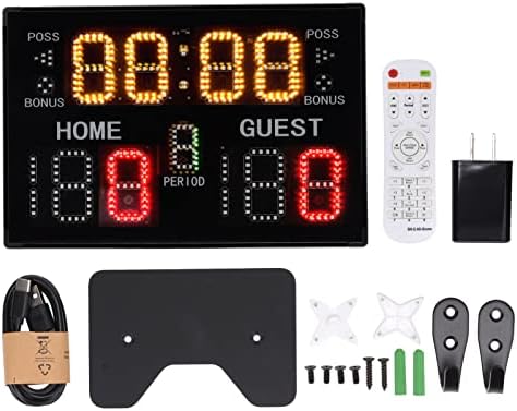 Raguso Indoor Tabletop Electronic Score, 100-240V LED razni režimi Lagani Table Tammer za trening utakmica