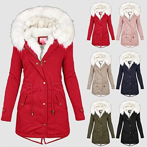 Zimske jakne za žene plus veličine, jakne za žene, žene zimski kaputi topla gusta jakna Big krzna ovratnik