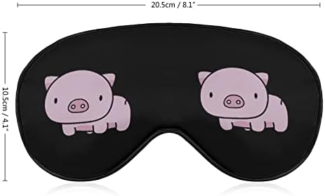 Slatka crtana svinja mekana maska ​​za oči Poklopac efektivnog zasjenjenja slijepojku Udobna maska ​​za