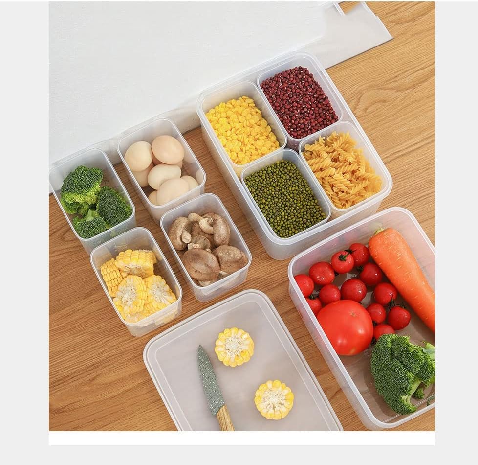 Debeli frižider za hranu hrskava kuhinja Plastična prozirna kutija za hranu sa više mreža sa poklopcem