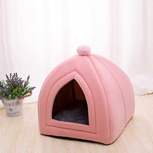 N / A Trokut Topla CAT Kuća Poluotvoreni udoban krevet za kućne ljubimce Ne-deformabilni štenet gnijezdo