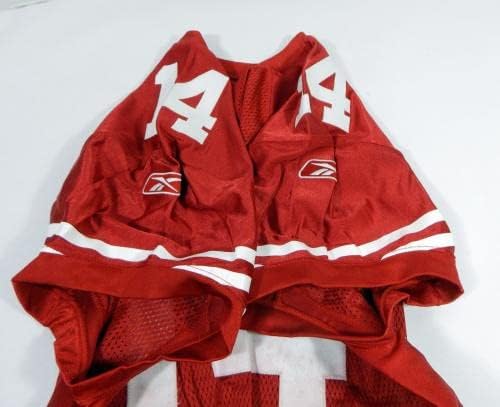 2009 San Francisco 49ers 14 Igra Izdana crvena dres 44 DP30884 - Neintred NFL igra Rabljeni dresovi