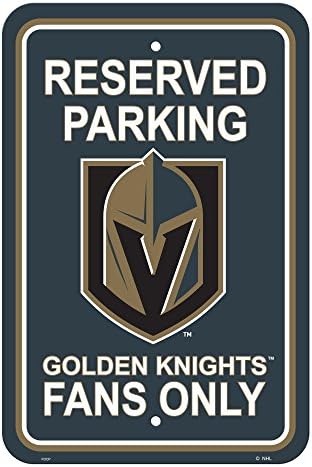 NHL Vegas Zlatni vitezovi plastični parking, crno-zlatno,