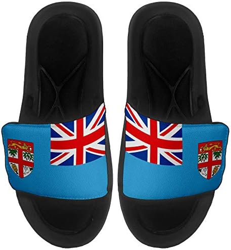 Expreitbest jastuk sa sandalama / dijapozitiva za muškarce, žene i mlade - zastava Fidži - Fidži Flag
