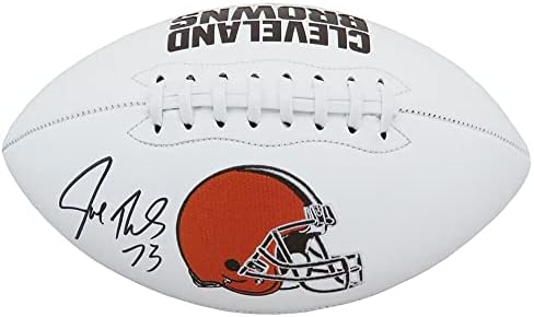 Joe Thomas potpisao je Cleveland Browns Logo fudbal u punoj veličini - Autografirani fudbal