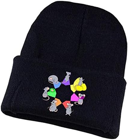 Wanhongyue The Seven Smrtonosni grijeh Anime Beanie Hat za muškarce Žene Unisex pleteni manžetni šešir Zimska