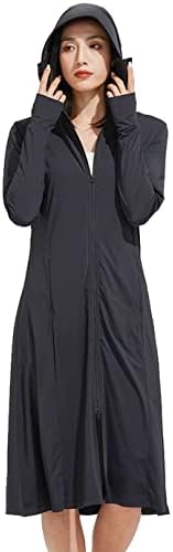 RYAONFKY ženski UV zaštitni kaput za zaštitu sunca za zaštitu od sunca hlađenje vanjske odjeće s džepovima na plaži Ribolov planinarenje Hoodie