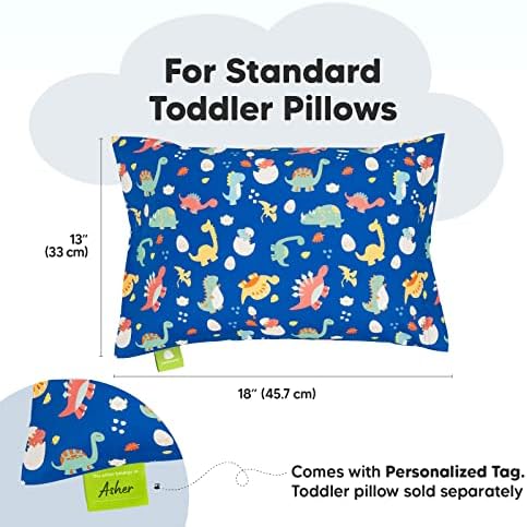 Keababies Toddler jastučnica za jastuk za 13x18 - organski tadler jastučni jastuk za dječak, djeca -