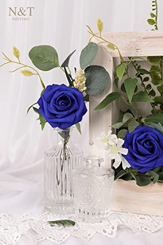 N & T Nieting Umjetno cvijeće, lažni cvjetovi ruže savršeni za DIY Wedding Bridal Bukets Centerpies Bridal