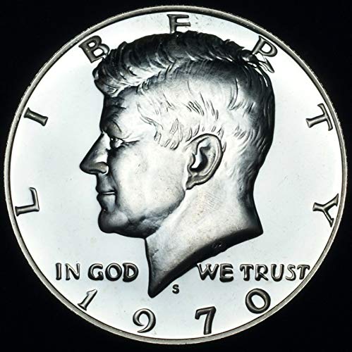 1970 S Silver Kennedy Polu dolar - Izuzetan novčić - dragulj Dokaz - US Mint