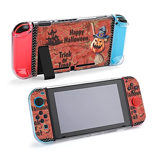 Nonock zaštitni poklopac kućišta za Nintendos Switchs, Happy Halloween Trick Or Treat Switchs Game Console