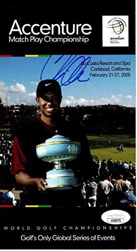 Chris DiMarco potpisan autographed Program 2005 Accenture Match Play JSA AD30770 - autographed Golf magazini